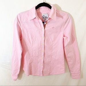 Lilly Pulitzer Size 2 Pink Button Down Top